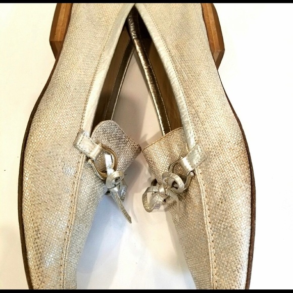 COPY - Kate Spade - Gold Loafers - Size 9 - Picture 2 of 5